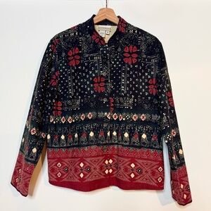 Coldwater Creek patterned jacket